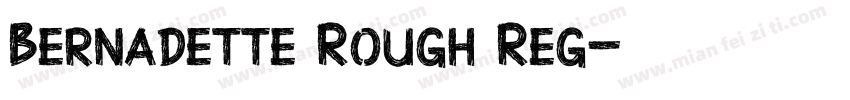 Bernadette Rough Reg字体转换